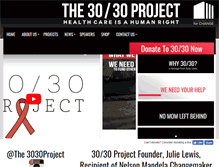 Tablet Screenshot of 3030project.org